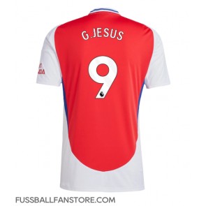 Arsenal Gabriel Jesus #9 Replik Heimtrikot 2024-25 Kurzarm